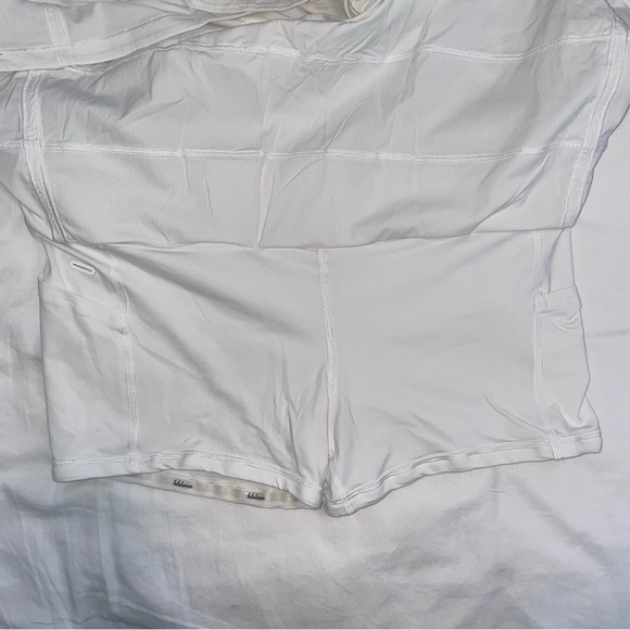 Lululemon Pace Rival Skirt (Tall) *4-way Stretch 15" White - Picture 7 of 11